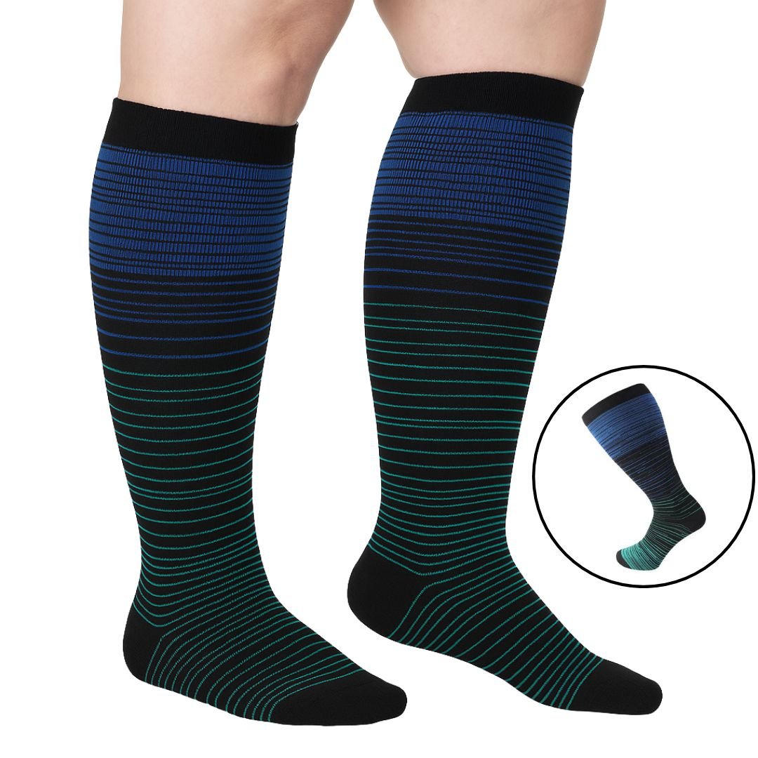 Extra Wide Compression Socks - Socks Relief