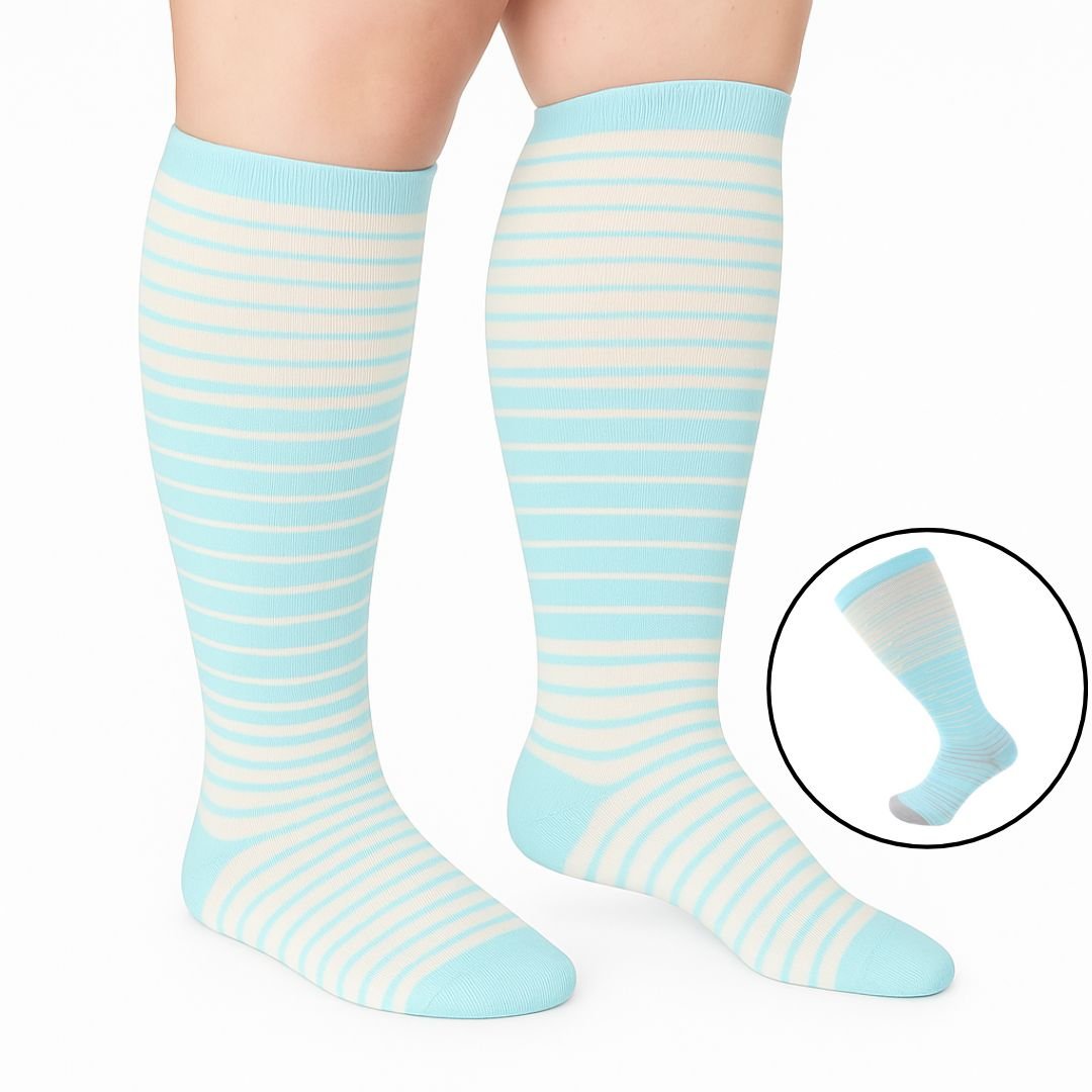 Extra Wide Compression Socks - Socks Relief