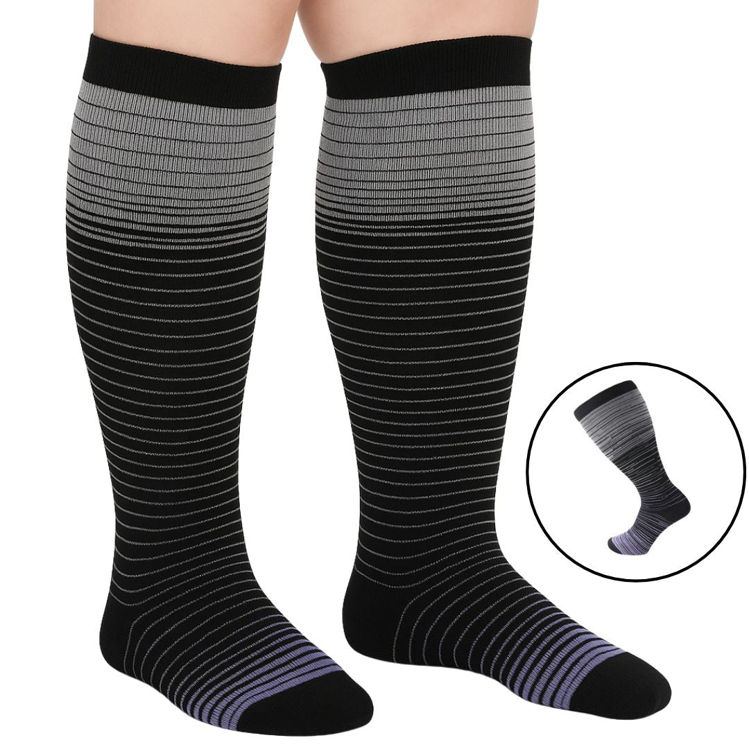 Extra Wide Compression Socks - Socks Relief