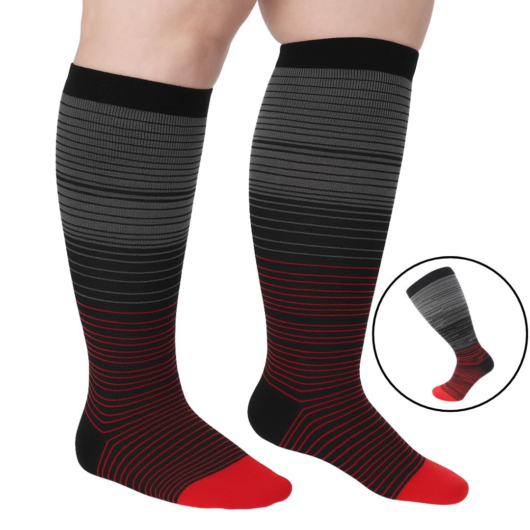 Extra Wide Compression Socks - Socks Relief